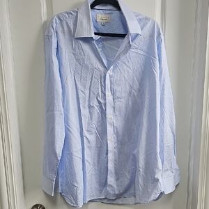 Ted Baker Blue Dress Shirt Classic Elegance
